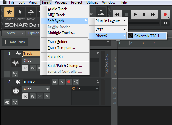 Cakewalk TTS